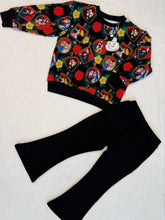 Load image into Gallery viewer, Till Death Do Us Part French Terry Crew Neck and Bell Bottom set

