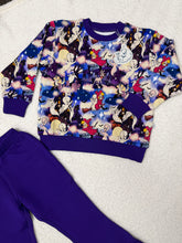 Load image into Gallery viewer, Friendly Freights Bell Bottom &amp; Crew Neck French Terry Set
